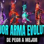 cuales son las mejores armas evolutivas en free fire