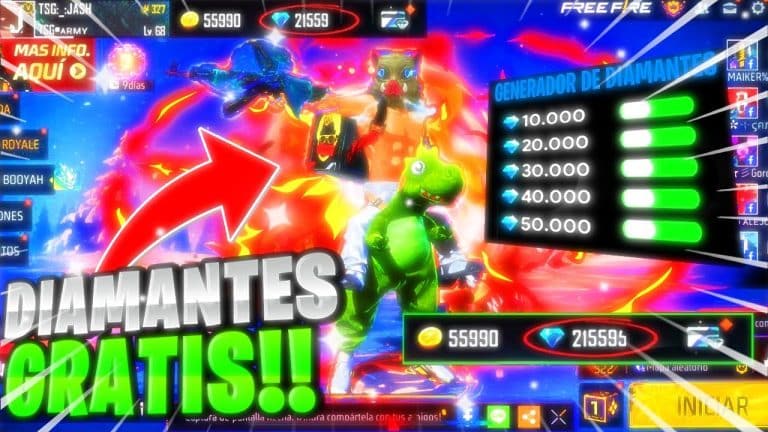 cual es la forma de conseguir diamantes en free fire